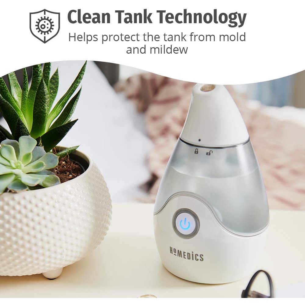 Máy tạo ẩm siêu âm khử khuẩn Homedics UHE-CM15-SO