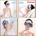 Máy Massage Mắt Cao Cấp Thông Minh Bluetooth Salmon SE220 Công Nghệ Áp Suất Túi Khí Kèm Nhiệt, Ấn Huyệt, Mát Xa Mắt — ảnh 8