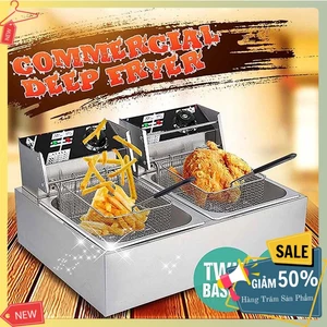 Bếp chiên ngập dầu SUNNY 5000W đa năng chiên gà rán, khoai tây, đồ ăn nhanh