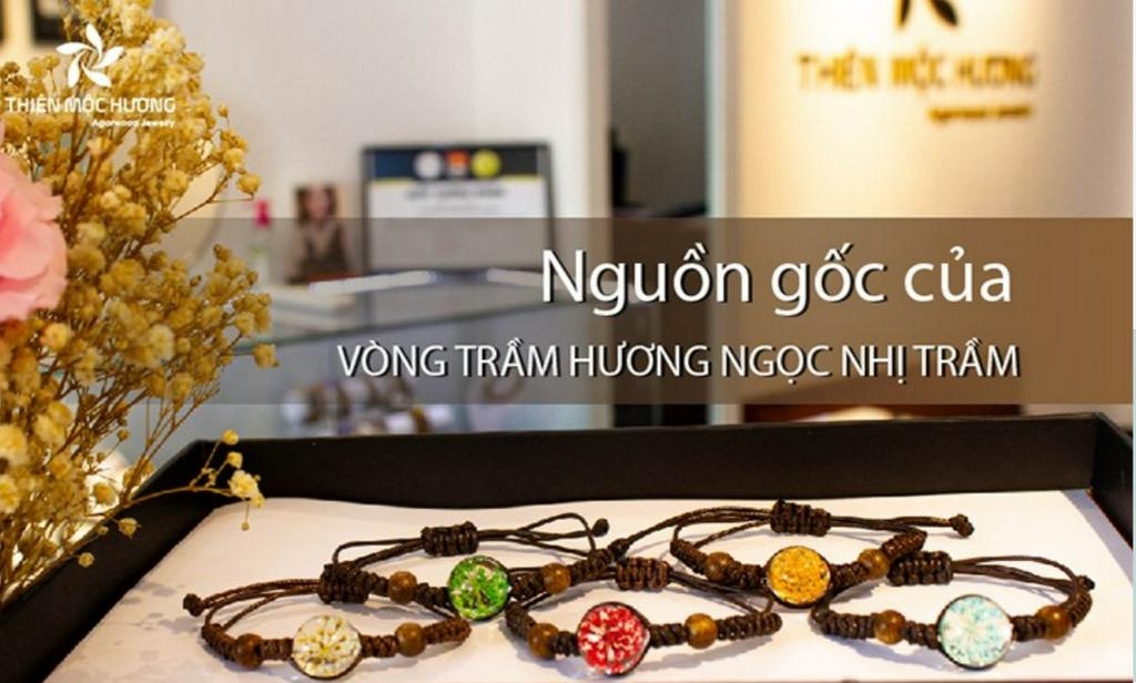 Mô tả Vòng tay trầm hương tự nhiên ngọc nhị trầm THIÊN MỘC HƯƠNG may mắn thành công hạnh phúc - 1