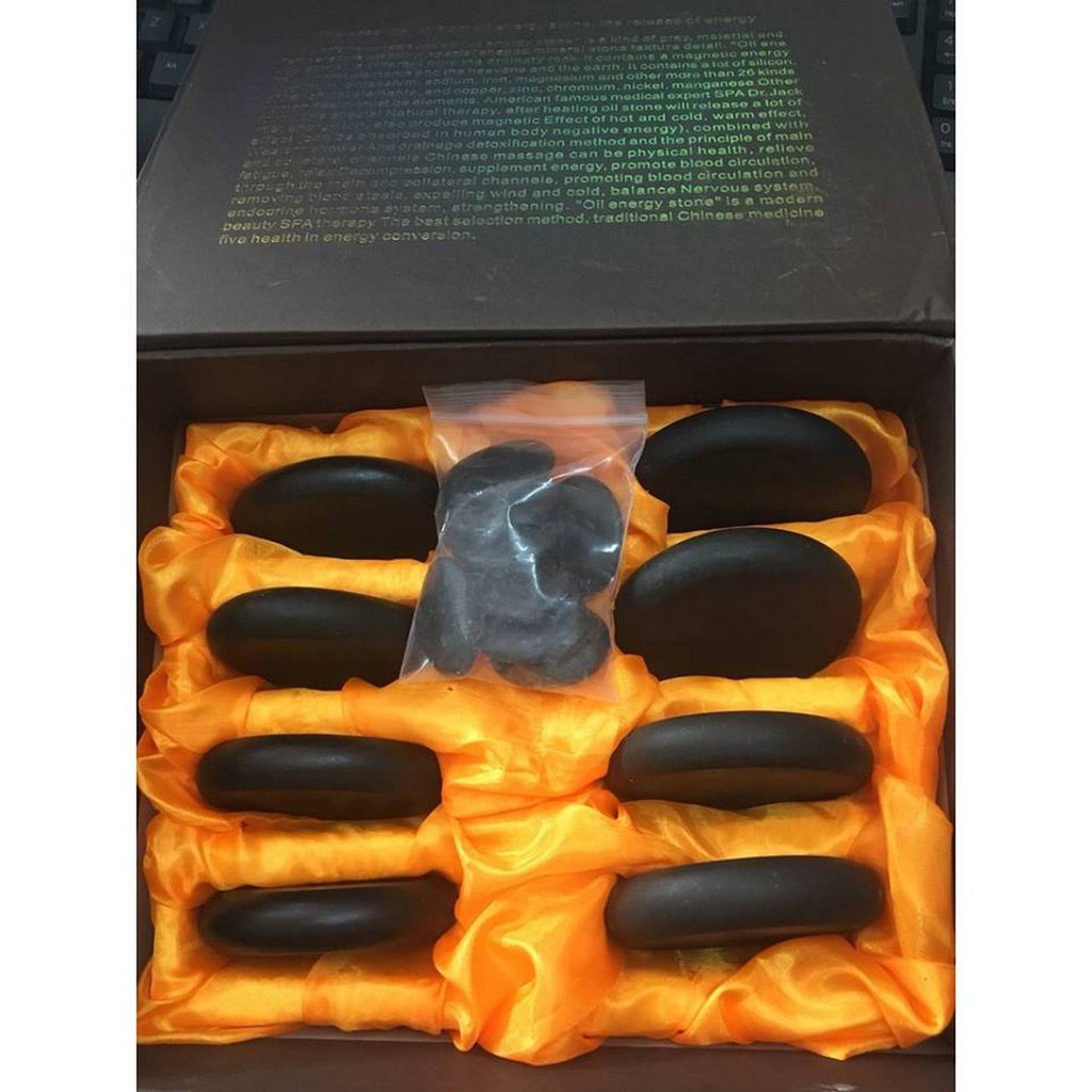 [Shop]Bộ đá nóng dùng để massage ( Bộ 16 viên )[Spa]