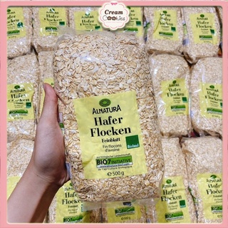 Yến mạch giảm cân Cán Dẹt & Cán Vỡ Hafer Flocken 500gr, 5 phút ăn liền