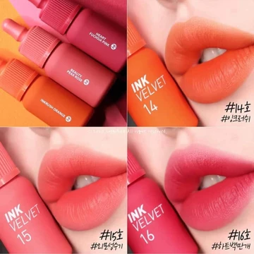 [3 MÀU MỚI][14-16] Son Kem Siêu Lì, Siêu Mịn Peripera Ink The Velvet