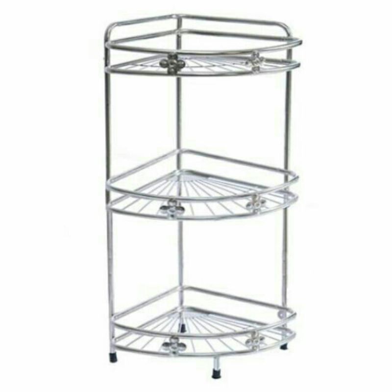 kệ góc inox 2 tầng và 3 tầng | Shopee Việt Nam