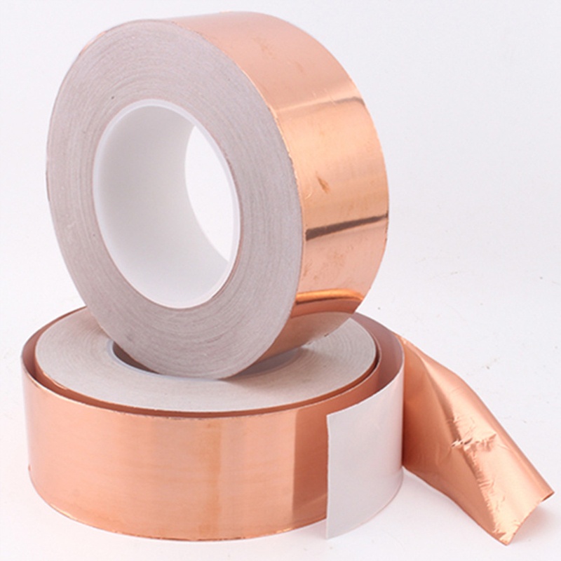 Băng keo đồng BTM dẫn điện một mặt có chất kết dính cho mạch giấy che chắn EMI Sửa chữa điện nối đất