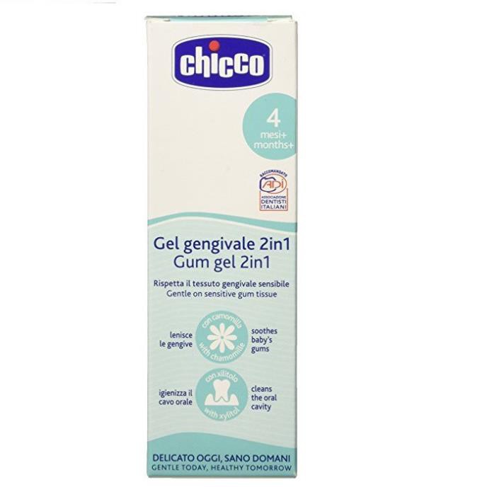Gel Bôi Lợi Chicco Cho Bé Chuẩn Bị Mọc Răng Giúp Làm Sạch Miệng, Giảm Sưng Đau Cycybabyhome SSĐT