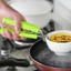 Combo 2 cái Kẹp gắp đồ chống nóng inox cán nhựa xanh GN002