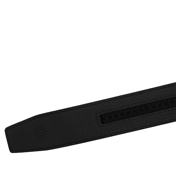 Dây thắt lưng GOAT nam 3.5cm da PU tăng đơ đen-nâu