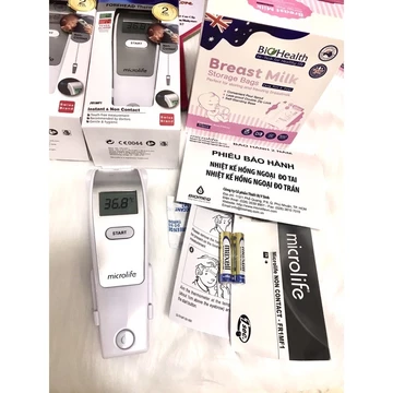 Nhiệt kế đo trán hồng ngoại Microlife FR1MF1 Thụy Sĩ - Bảo Hành Chính Hãng 2 Năm, Đo Thân Nhiệt Trán