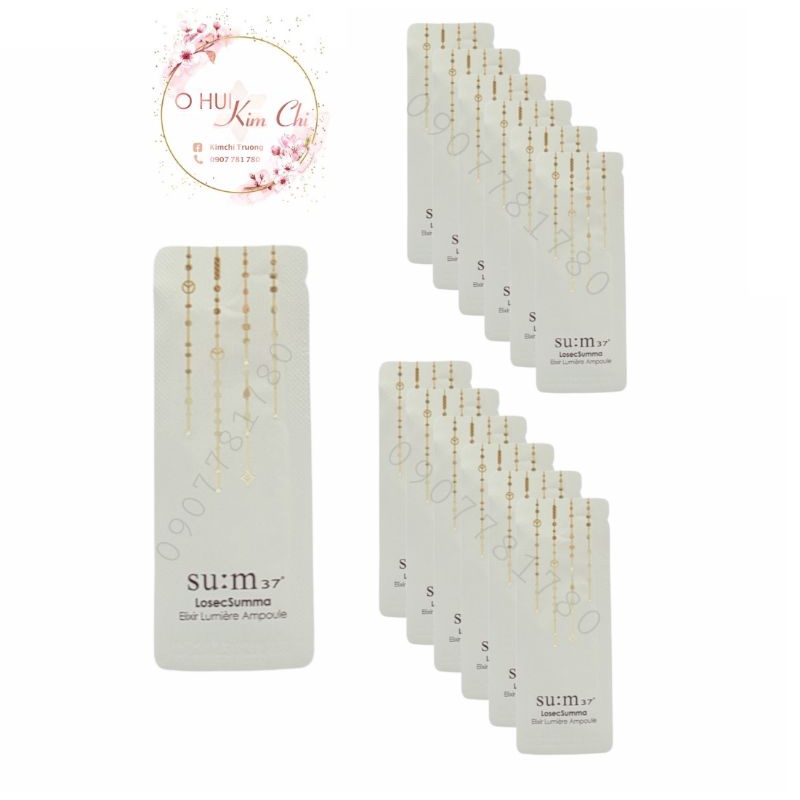 combo 2 Gói tinh chất trắng da , thâm nám ,sạm da losec summa lummiere ampoule 1ml