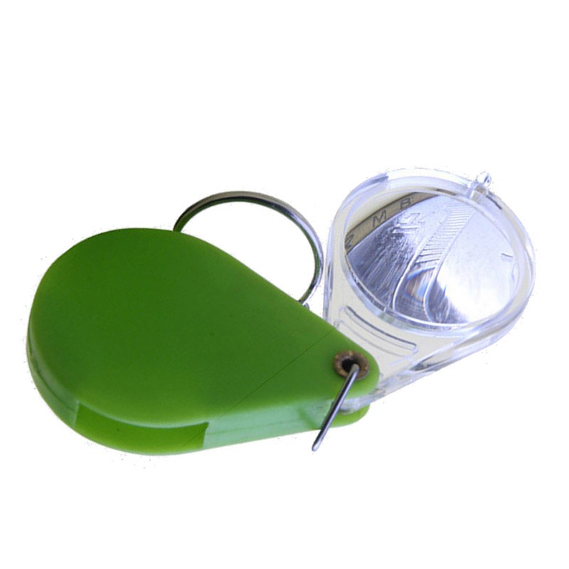 Mini Pocket Magnifier  Folding Magnifying Glass with for Key Chain for Readi