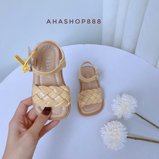 Lùi 1 sz Dép Sandal Quai Ngang Tết Đế Siêu Mềm Hàng Quảng Châu Chính Hãng Cho Bé Gái 1-3 Tuổi K136