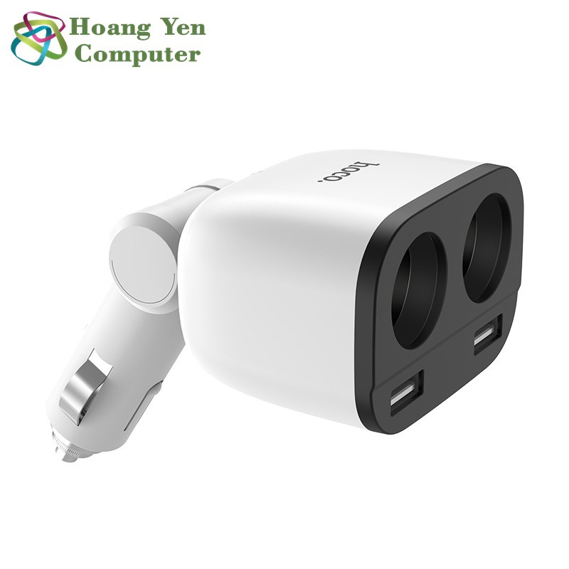 Cốc Sạc Xe Hơi Hoco Z28 Power Ocean 2 Cổng Tẩu Sạc, 2 Cổng Sạc USB - BH 6 Tháng - Hoàng Yến Computer