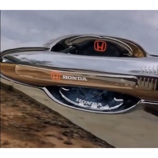 Bộ 10 miếng dán silicon tay, hõm , gương logo hãng xe HONDA Brio, City, Civic, CRV, HRV, Accord, Jazz