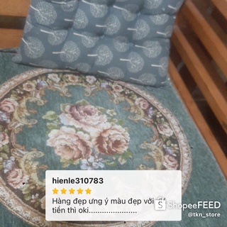 Thảm trải ghế tây âu, đệm ghế, thảm trải trên ghế gỗ giá rẻ  (ẢNH THẬT)