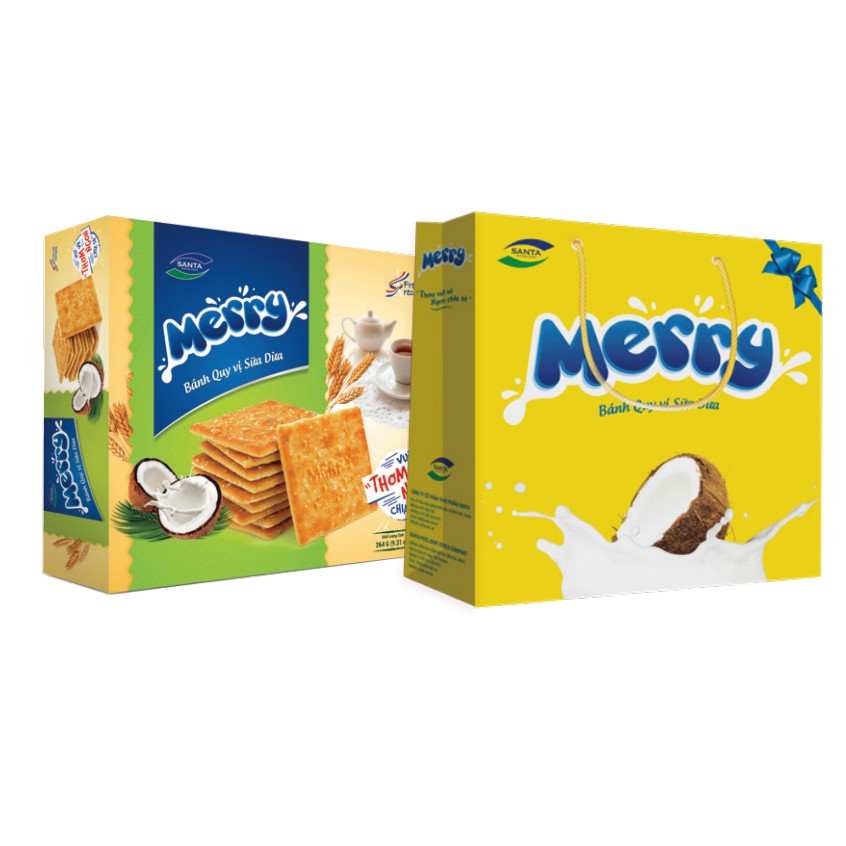 Bánh Quy Sữa dừa Merry 396g | Shopee Việt Nam