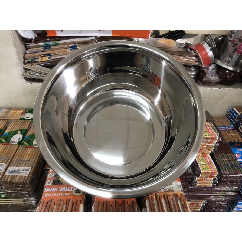 Thau inox 304 ĐẶC BIỆT SIZE TRUNG 30-32cm | Shopee Việt Nam
