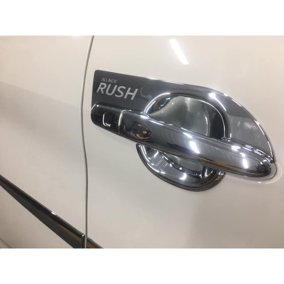 Ốp tay nắm, hõm cửa xe Toyota Rush 2018- 2024, 2025 Nhựa ABS mạ crom cao cấp