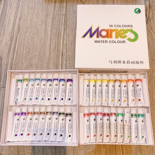 Màu nước MARIE’S 12/18/24/36 màu - màu dạng tube 🐻🌻