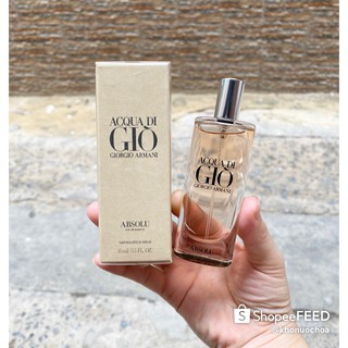 ? Nước hoa mini nam Acqua di Giò / Code Absolu 15ml - Giorgio Armani |  Shopee Việt Nam