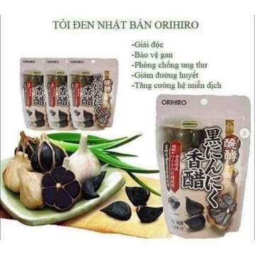 Viên uống tỏi đen Orihiro hỗ trợ tăng cường sức đề kháng, hàng Nội địa Nhật chính hãng 180 viên