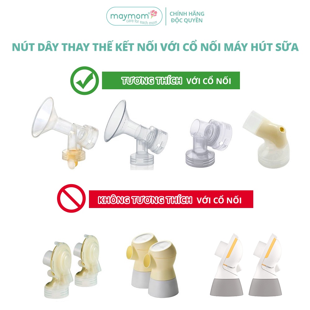 Mô tả Nút Dây Hút Sữa Maymom, Phụ Kiện Thay Thế Dây Hơi Máy Hút Sữa Medela (1 cái) - 5