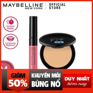 (Hàng Mới Về) Son Môi Maybelline Dạng Lỏng Dễ Lên Màu 12H Kiềm Dầu 120 ྇ xịn