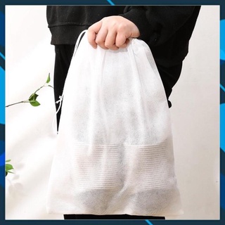 Set 10 Túi Trắng Đựng Giày T11, Đựng Túi Xách, Túi Bảo Quản Vải Không Dệt - Trắng 24 x 38cm