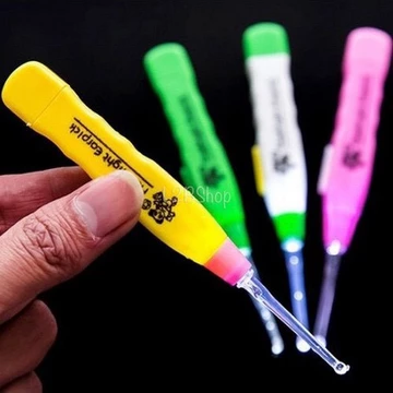Đèn lấy ráy tai,ngoáy tai có đèn cho bé iu,đèn soi tai, có hộp nhựa đựng
