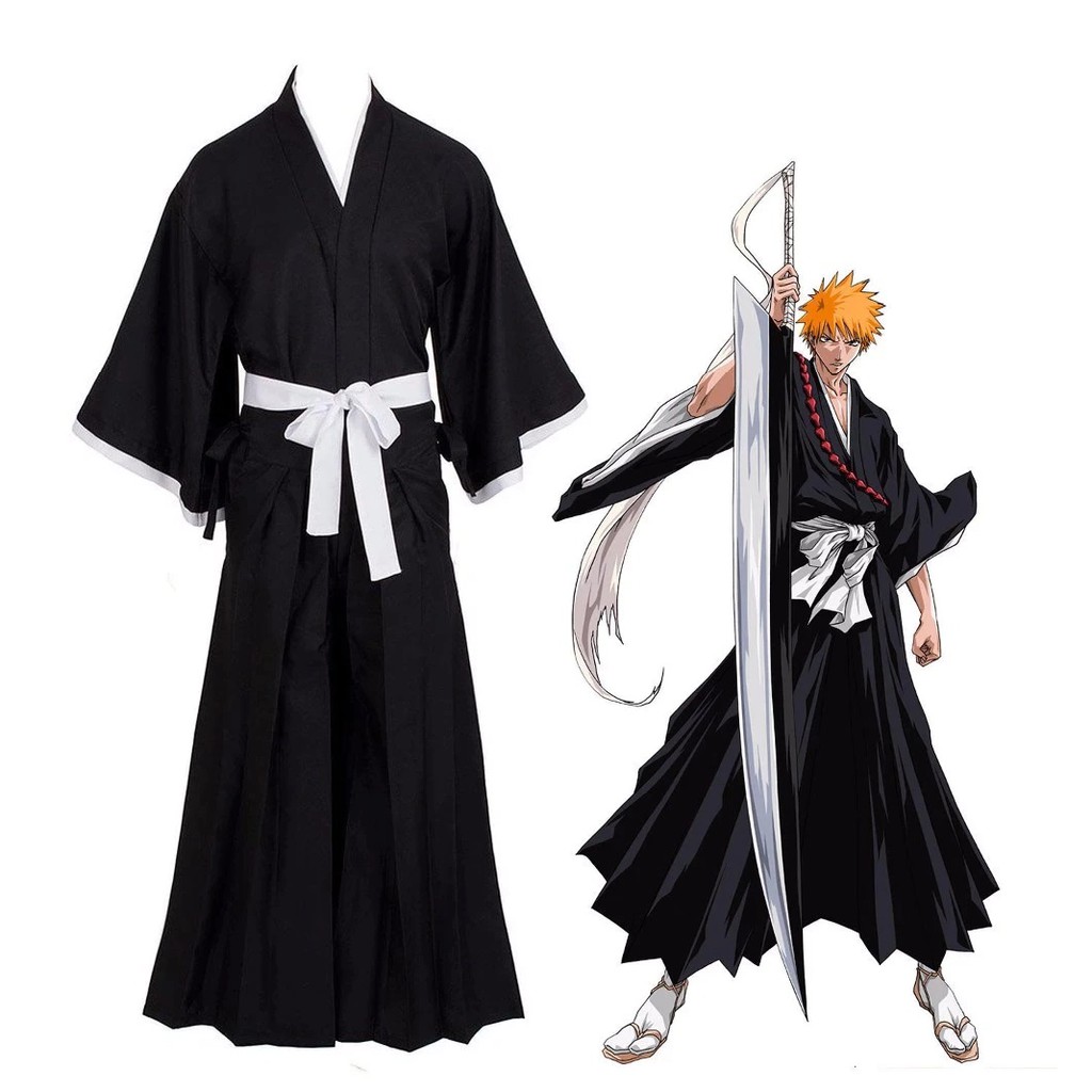 Trang Phục Hóa Trang Bleach Kurosaki Ichigo Cosplay Cho Nam Nữ Truyền