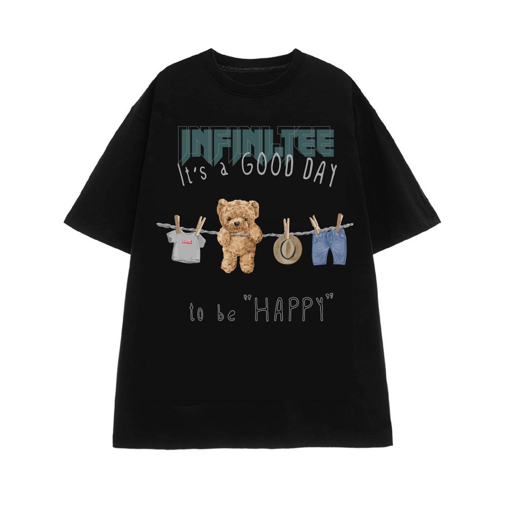 Áo thun INFINITEE Fni0839, Thun 100% Cotton - form rộng Unisex.