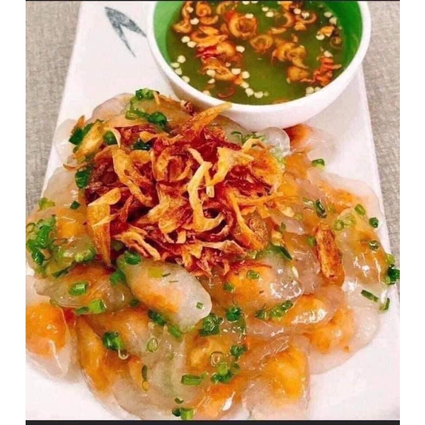 BÁNH LỌC TRẦN HUẾ NHÂN TÔM THỊT MỠ SET 50 BÁNH KÈM SẴN NƯỚC CHẤM HÀNH ...