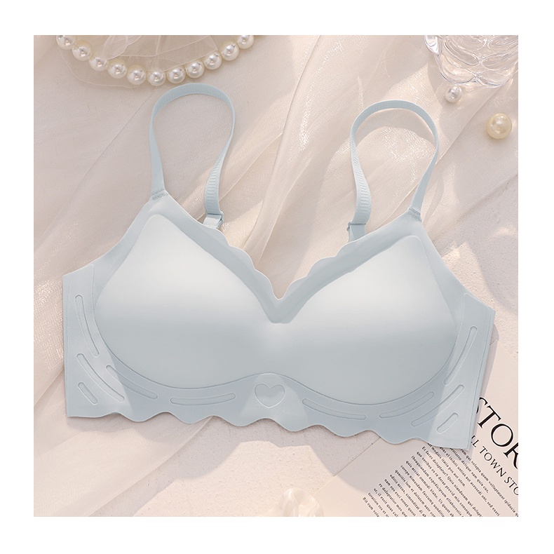 Áo Ngực Thể Thao Không Đường May Cài Khóa Sau Lưng Bằng Latex Mềm Mại Thoải Mái Cho Nữ