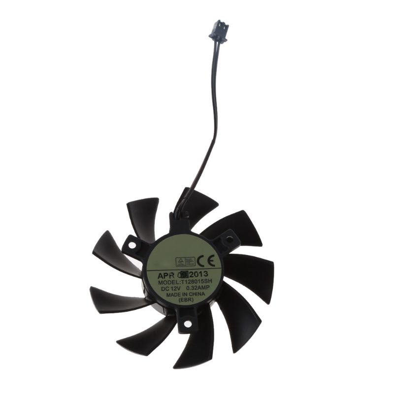 Btsg cho DC 12V T128015Quạt làm mát Card đồ họa SH 75MM Phù hợp cho EVGA GTX 650 650Ti GTS 450 Phụ kiện làm mát máy tính