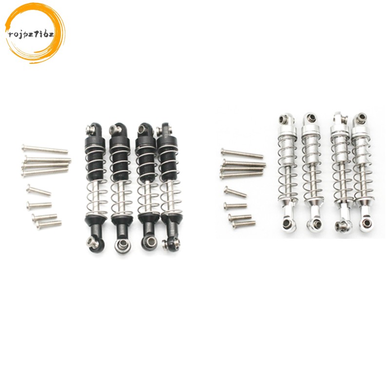 4 Giảm Chấn Kim Loại Cho WPL C14 C24 C34 MN D90 D91 D96 D99 D99 D99S MN90 MN99S RC Xe Nâng Cấp Phần, Sier