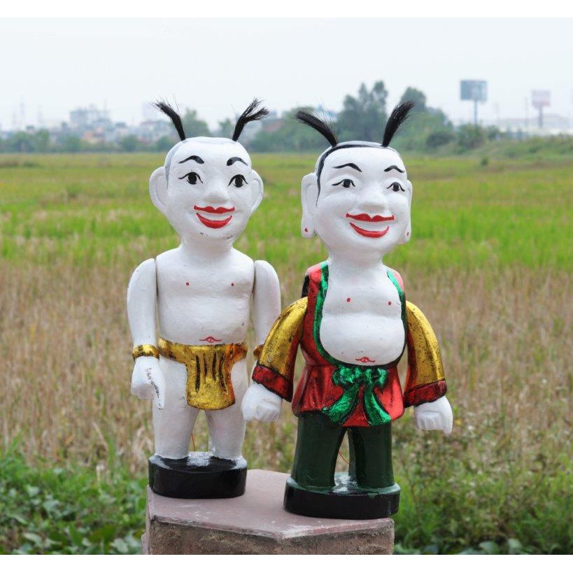Rối nước dân gian tinh hoa Việt chú Tễu hay pha trò hàng đẹp cao 30cm ...