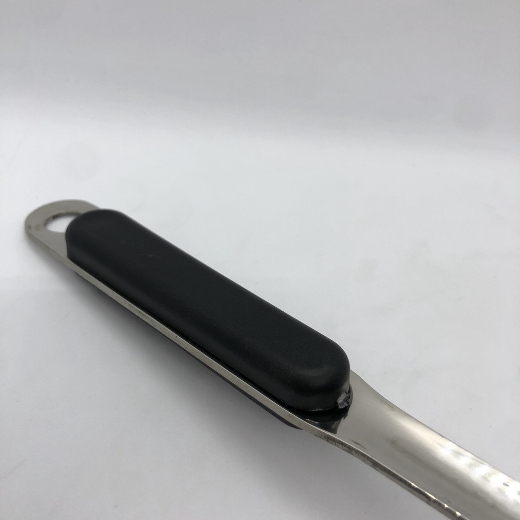 Vá môi múc canh inox Cao Cấp cán đen cách nhiệt tiện lợi có lổ móc treo