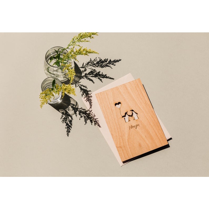 Thiệp Gỗ | Quà Tặng | Sinh Nhật | Valentine | 8/3 AKZ-TG005
