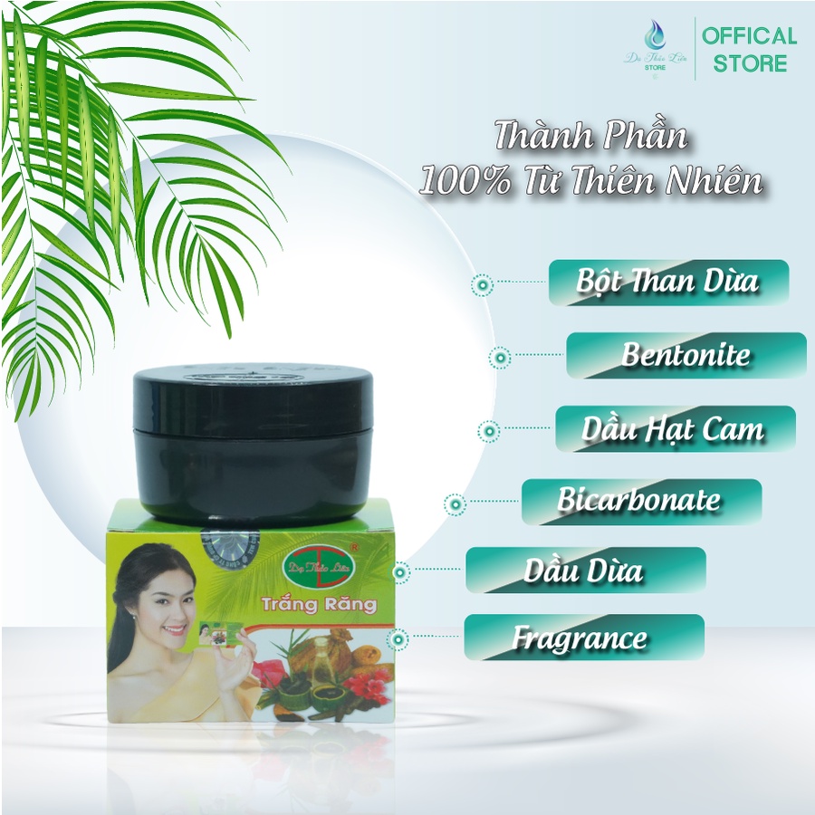 Ảnh Bột Trắng Răng Dạ Thảo Liên từ than tre hoạt tính giúp răng trắng sáng, đánh bay mảng bám 4