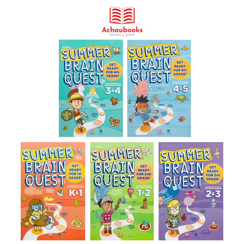 Sách: Tư Duy Trí Não - Summer Brain Quest - Danh cho trẻ từ 5 đến 10 tuổi