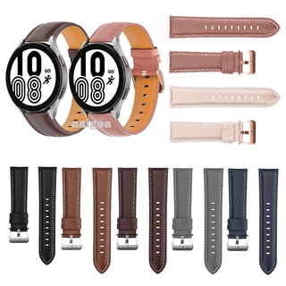 Dây đeo da thời trang 20mm cho Samsung Galaxy Watch 4 5 6 7 FE 40mm 44mm Watch6 Classic / Active 2