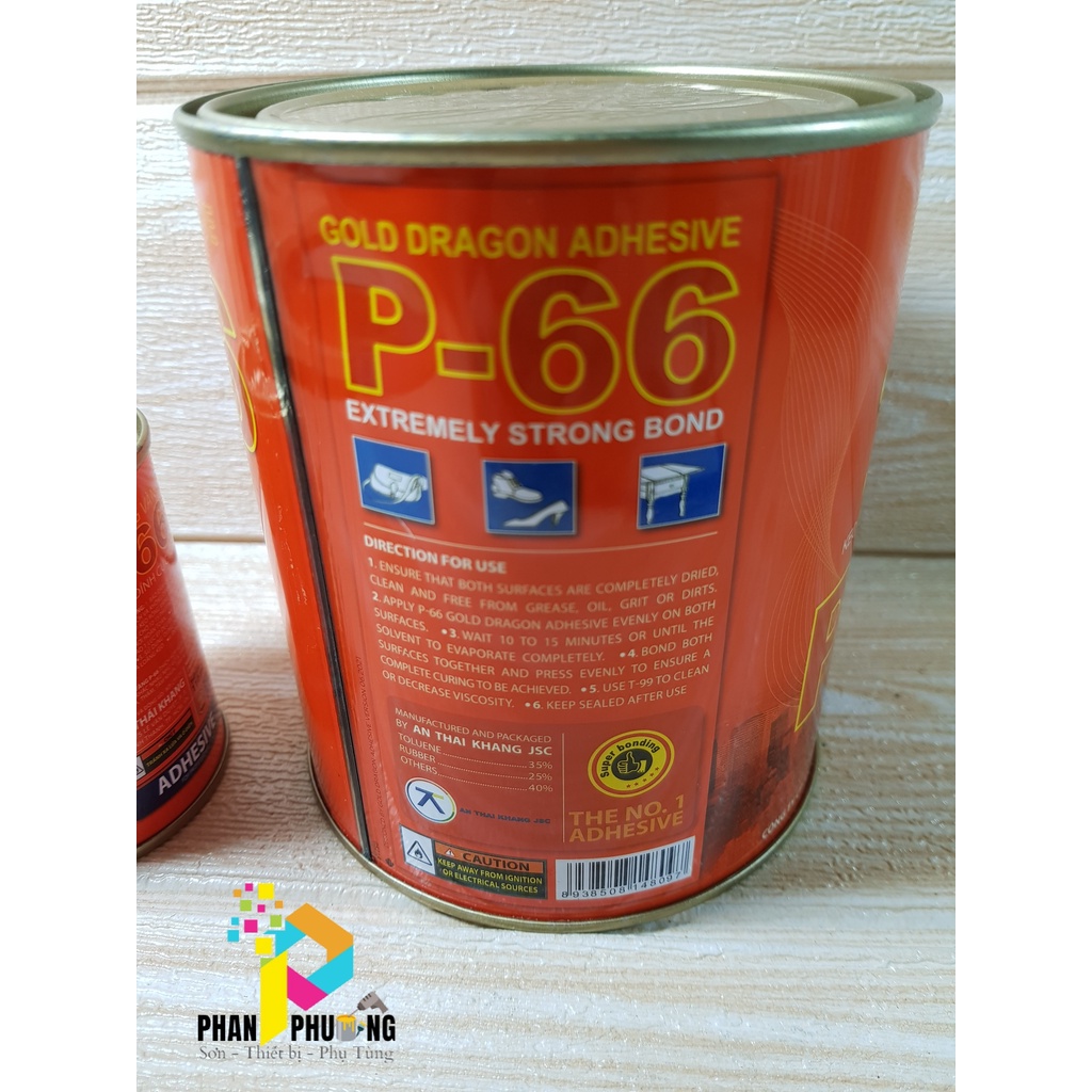 Keo Dán Đa Năng Keo Con Rồng Vàng P-66 110ml, 220ml, 600ml