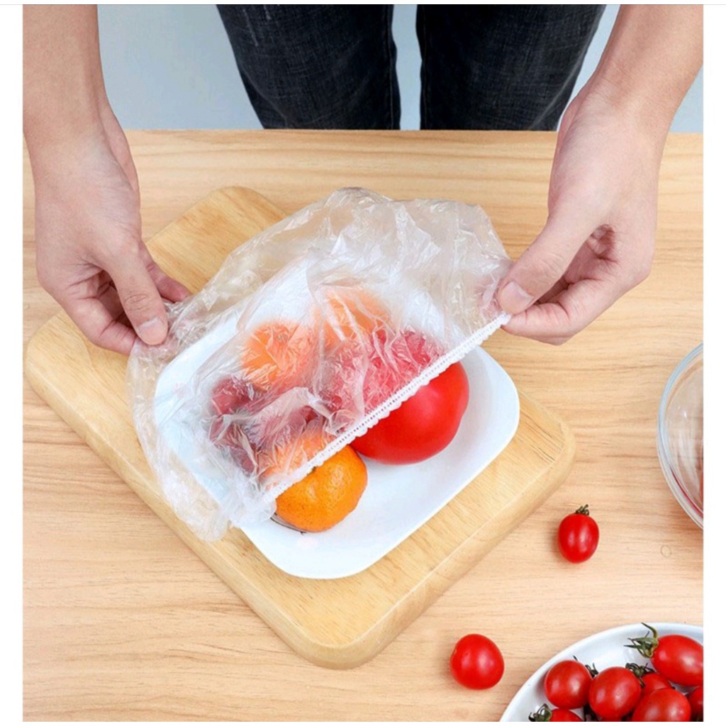 Combo 2-5 bịch màng bọc thực phẩm túi gấu