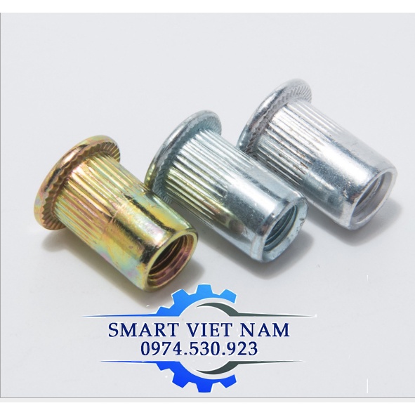 Ecu rút ( đai ốc rút ) mạ kẽm Combo 100 Chiếc | Shopee Việt Nam