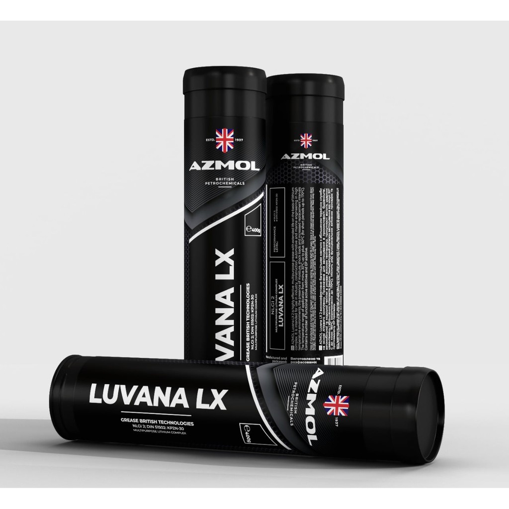 Mỡ đen chịu cực áp Azmol Luvana LX 450gr nhập khẩu Anh Quốc | Shopee ...