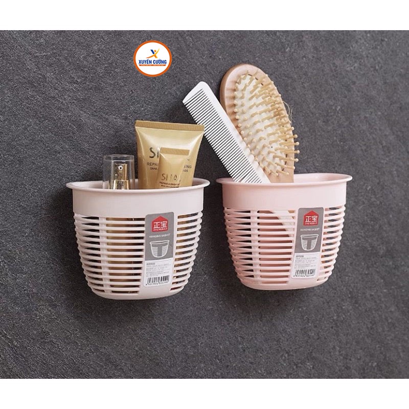 giỏ treo đồ mini kèm dính hít cường lực 0519 | Shopee Việt Nam