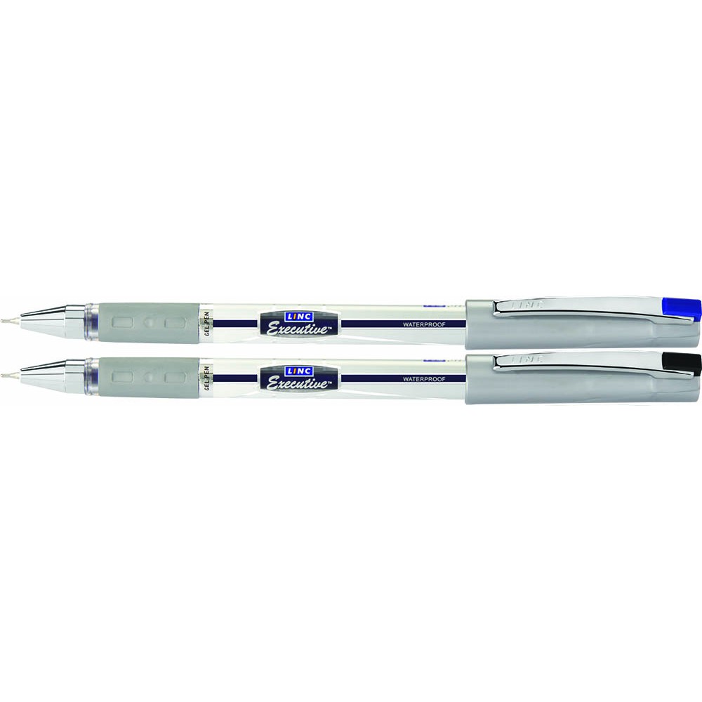 [Mực đen]Hộp 10 cây gel LINC Executive SL-500  - Ngòi 0.55mm, viết siêu trơn.