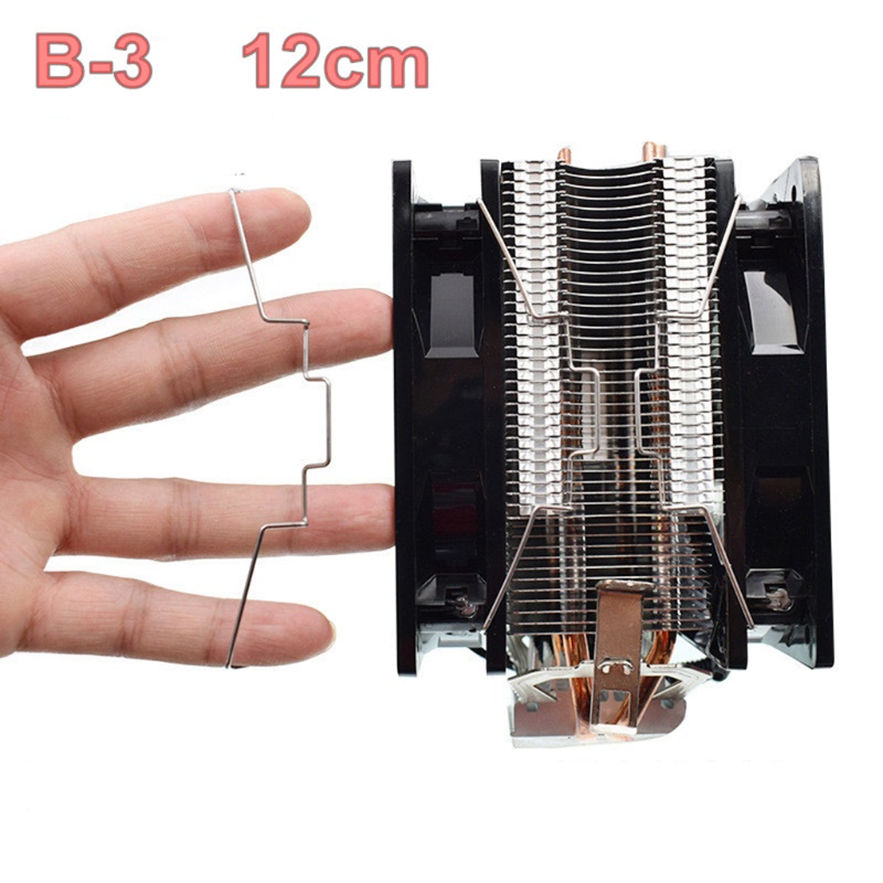 Heat  Fan Buckle Heat  Buckle Elastic Steel CPU Fan Hook Brackets  2pcs