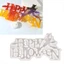 Flgo Halloween Chữ Trang Trí Khuôn Nhựa Epoxy Thủ Công DIY Để Trang Trí Nhà Cửa