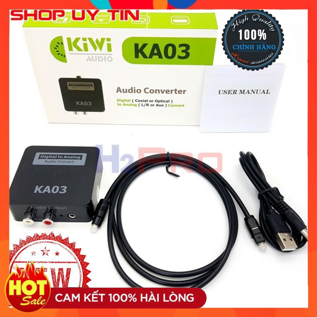 [Chính Hãng] Bộ chuyển âm thanh quang ra av kiwi KA03 -PC | Shopee Việt Nam